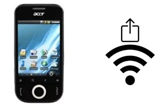 Générer un QR code avec la clé Wifi sur un Acer beTouch E110