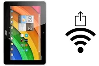 Générer un QR code avec la clé Wifi sur un Acer Iconia Tab A3