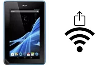 Générer un QR code avec la clé Wifi sur un Acer Iconia Tab B1-A71