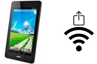 Générer un QR code avec la clé Wifi sur un Acer Iconia One 7 B1-730