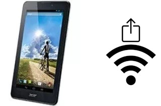 Générer un QR code avec la clé Wifi sur un Acer Iconia Tab 7 A1-713