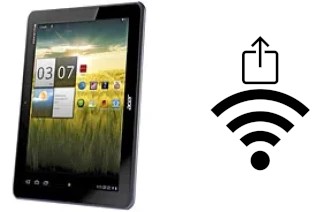 Générer un QR code avec la clé Wifi sur un Acer Iconia Tab A210