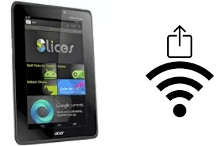 Générer un QR code avec la clé Wifi sur un Acer Iconia Tab A110