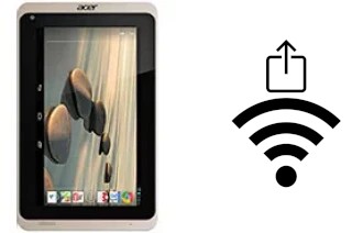 Générer un QR code avec la clé Wifi sur un Acer Iconia B1-720