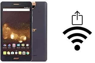 Générer un QR code avec la clé Wifi sur un Acer Iconia Talk S