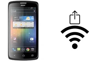 Générer un QR code avec la clé Wifi sur un Acer Liquid C1