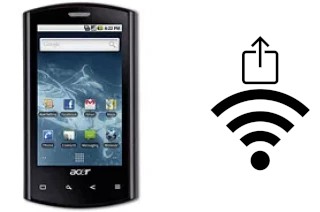 Générer un QR code avec la clé Wifi sur un Acer Liquid E