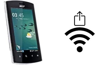 Générer un QR code avec la clé Wifi sur un Acer Liquid mt