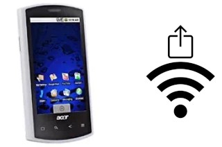 Générer un QR code avec la clé Wifi sur un Acer Liquid