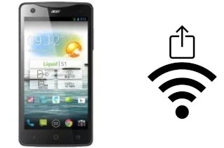 Générer un QR code avec la clé Wifi sur un Acer Liquid S1