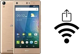 Générer un QR code avec la clé Wifi sur un Acer Liquid X2