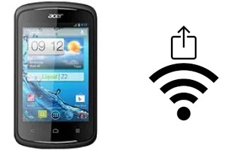 Générer un QR code avec la clé Wifi sur un Acer Liquid Z2