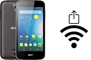 Générer un QR code avec la clé Wifi sur un Acer Liquid Z330