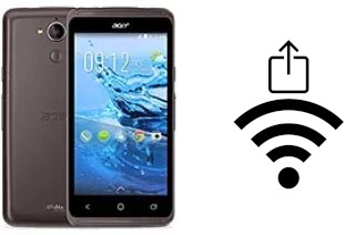 Générer un QR code avec la clé Wifi sur un Acer Liquid Z410