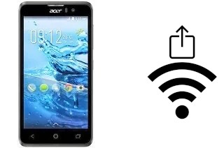 Générer un QR code avec la clé Wifi sur un Acer Liquid Z520