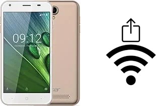 Générer un QR code avec la clé Wifi sur un Acer Liquid Z6