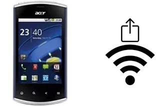 Générer un QR code avec la clé Wifi sur un Acer Liquid mini E310