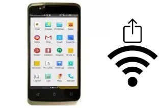 Générer un QR code avec la clé Wifi sur un Advan I4C