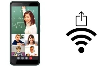 Générer un QR code avec la clé Wifi sur un Advan NasaPlus School Hero