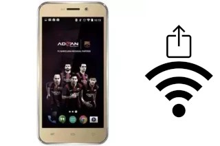 Générer un QR code avec la clé Wifi sur un Advan S5Q