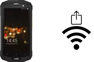 Générer un QR code avec la clé Wifi sur un AGM A8 SE