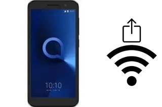 Générer un QR code avec la clé Wifi sur un Alcatel 1V