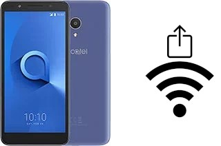 Générer un QR code avec la clé Wifi sur un alcatel 1x