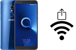 Générer un QR code avec la clé Wifi sur un alcatel 3