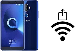 Générer un QR code avec la clé Wifi sur un alcatel 3v