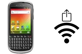 Générer un QR code avec la clé Wifi sur un alcatel OT-915