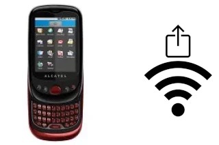 Générer un QR code avec la clé Wifi sur un alcatel OT-980