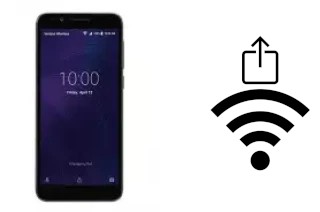 Générer un QR code avec la clé Wifi sur un Alcatel Avalon V