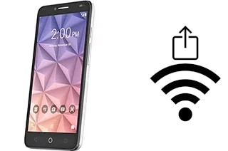 Générer un QR code avec la clé Wifi sur un alcatel Fierce XL