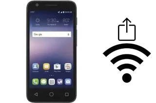 Générer un QR code avec la clé Wifi sur un Alcatel Ideal