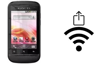 Générer un QR code avec la clé Wifi sur un alcatel OT-918D