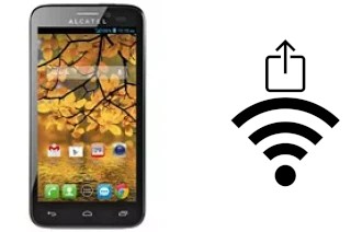 Générer un QR code avec la clé Wifi sur un alcatel Fierce