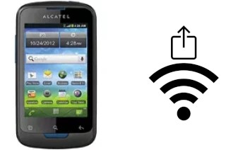 Générer un QR code avec la clé Wifi sur un alcatel OT-988 Shockwave