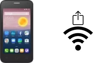 Générer un QR code avec la clé Wifi sur un Alcatel OneTouch Pixi First