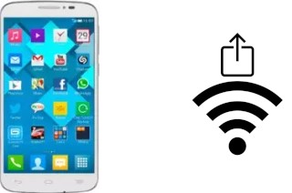 Générer un QR code avec la clé Wifi sur un Alcatel OneTouch Pop C7