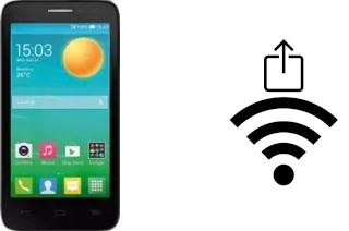 Générer un QR code avec la clé Wifi sur un Alcatel OneTouch Pop D5