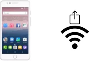 Générer un QR code avec la clé Wifi sur un Alcatel OneTouch Pop Up