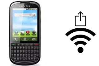 Générer un QR code avec la clé Wifi sur un alcatel OT-910