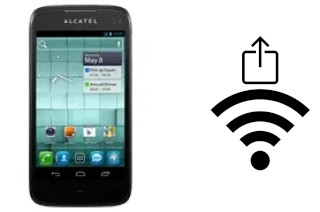 Générer un QR code avec la clé Wifi sur un alcatel OT-997