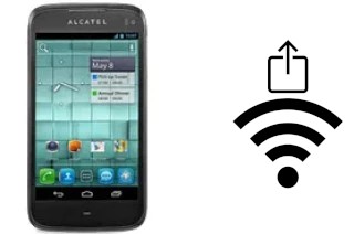 Générer un QR code avec la clé Wifi sur un alcatel OT-997D