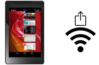 Générer un QR code avec la clé Wifi sur un alcatel One Touch Evo 7 HD