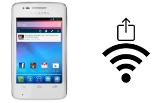 Générer un QR code avec la clé Wifi sur un alcatel One Touch S'Pop