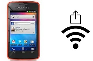 Générer un QR code avec la clé Wifi sur un alcatel One Touch T'Pop