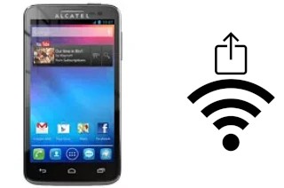 Générer un QR code avec la clé Wifi sur un alcatel One Touch X'Pop