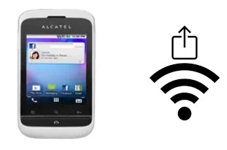 Générer un QR code avec la clé Wifi sur un alcatel OT-903