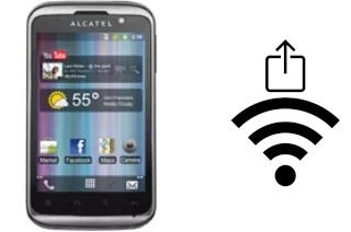 Générer un QR code avec la clé Wifi sur un alcatel OT-991